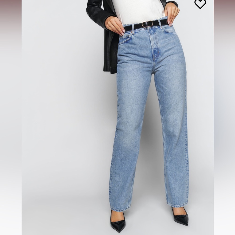 Reformation Selena High Rise Relaxed Jeans - Size 24